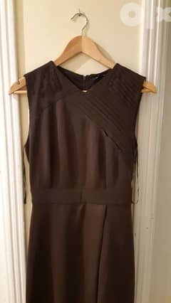 Brown dress from Femi9