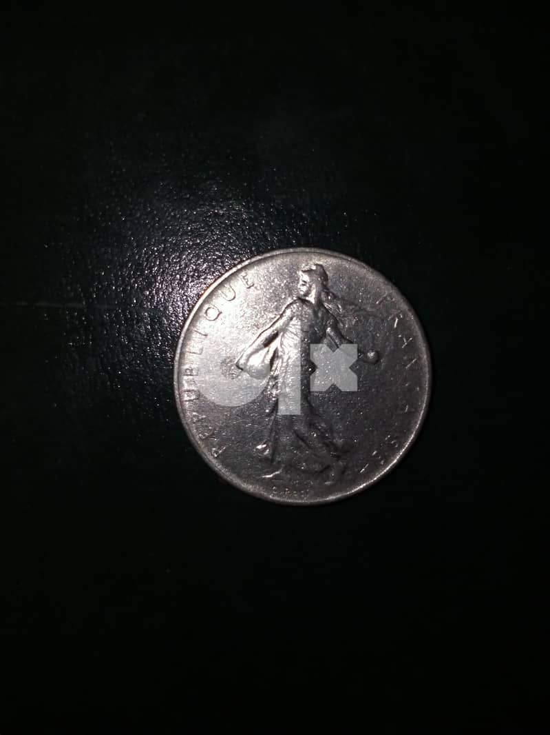 Coin,1 France, Semeuse, Franc, 1960, Paris, Frappe médaille, EF, 1