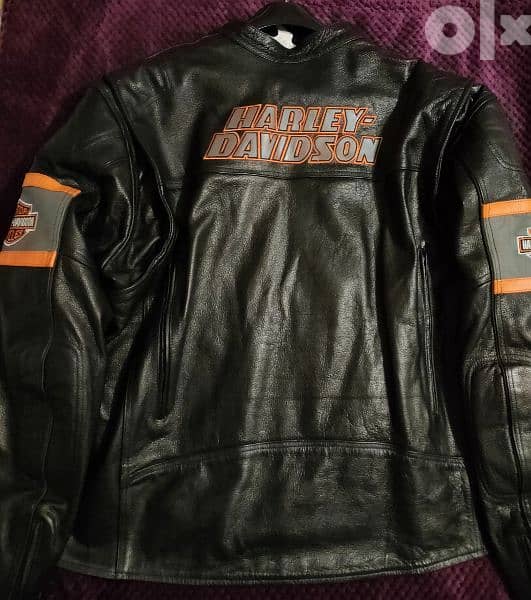New Harley Davidson Screamin' Eagle Safety Leather Jacket never used 5