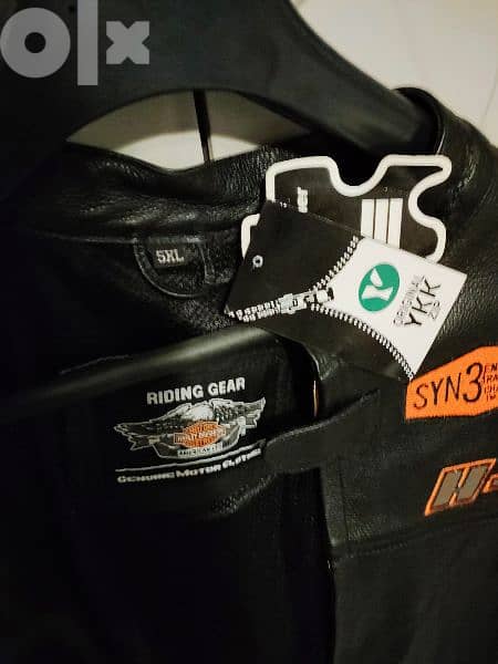 New Harley Davidson Screamin' Eagle Safety Leather Jacket never used 6