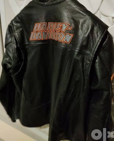 New Harley Davidson Screamin' Eagle Safety Leather Jacket never used 7