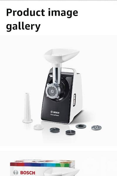 Bosch Meat Mincer 3