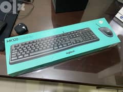 logitech wired mouse keyboard compo