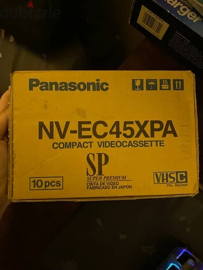 NEW PANASONIC NV-EC45XPA COMPACT VIDEOCASSETTE (100  L. E per unit) 1