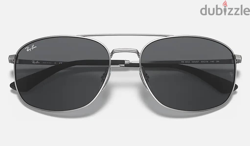 Ray-Ban Classic Square aviator Sunglasses RB3654 004/87 60 5