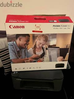 printer canon Pixma برينتر للبيع كالجديد بالكرتونه