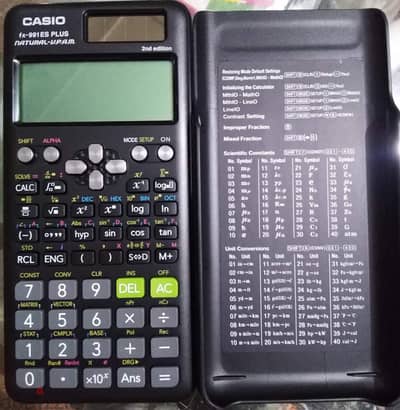 الة حاسبة  كاسيو علمية لجميع المراحل (جديدة )الحديثة 991 es plus 2