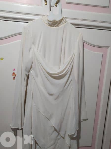 فستان شيفون اوف وايت 2