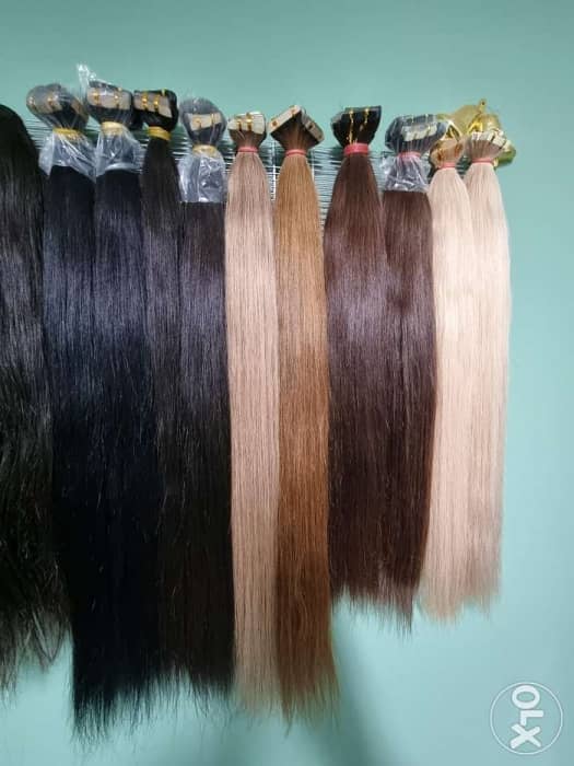 Natural Color Tape Hair Extensions 1