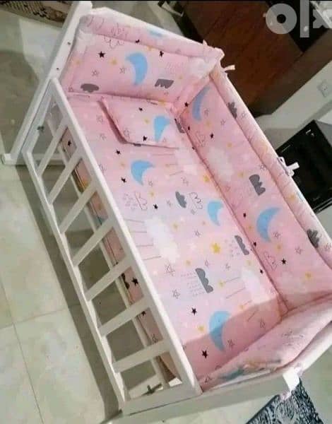 سرير اطفال خشب زن 7
