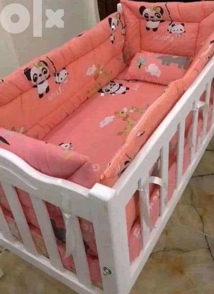 سرير اطفال خشب زن 12
