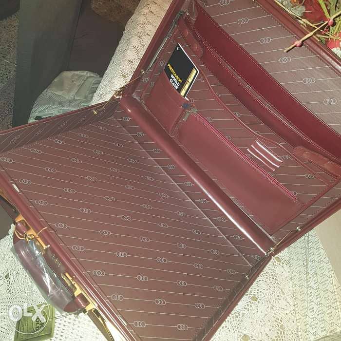 شنطه رجالي vintage suitcase corolla Gold plated 1