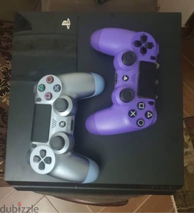 جهاز بلايستيشن 4 فات كسر زيروو هارد 500جيجا بالدراعين GameZer