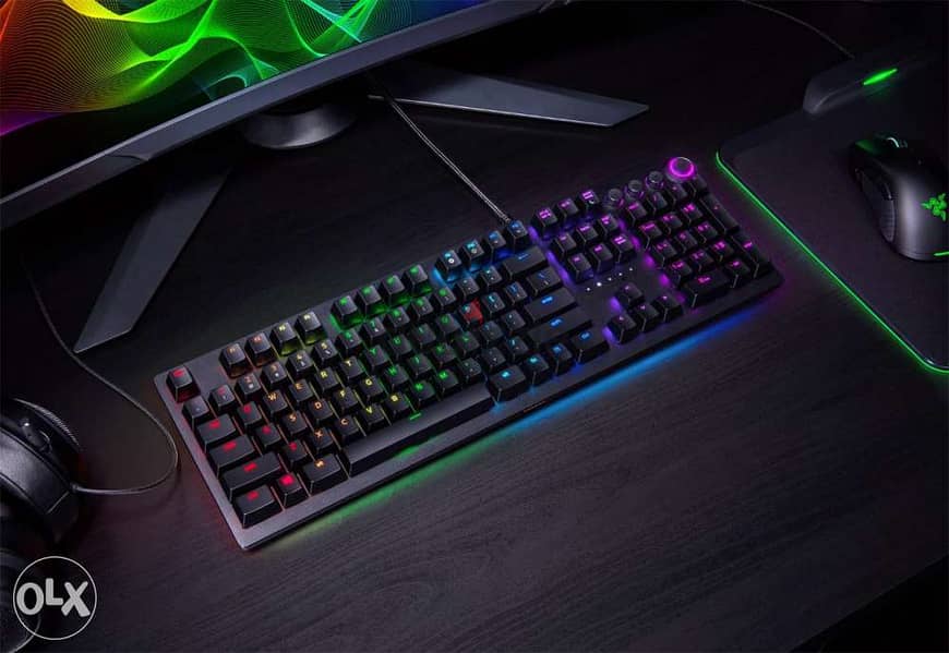 جديد بكرتونته*كيبورد Razer huntsman Elite بسرعة الضوء 5