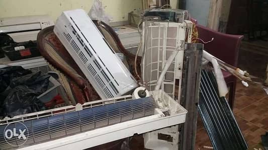 مركز الامل للتبريد والتكييف يقدم اعمال صيانه وفك وتركيب وتصليح الاعطال