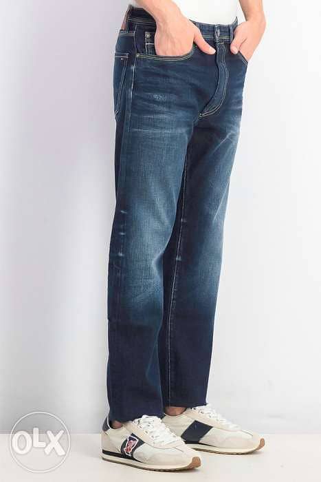 Tommy Hilfiger Denim Men's Slim Straight Slater Mico Jeans, Denim Blue 2