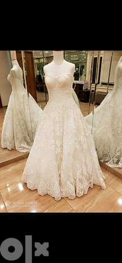 Pronovias wedding dress. فستان فرح برونوفياس