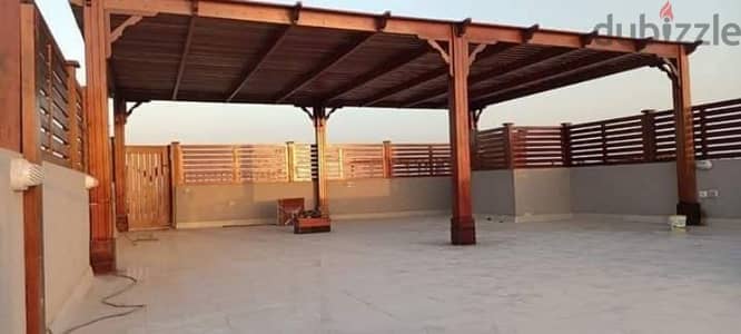 برجولة خشب تركيب افضل مصنع برجولات خشب سيف الدين  wooden pergola للبيع