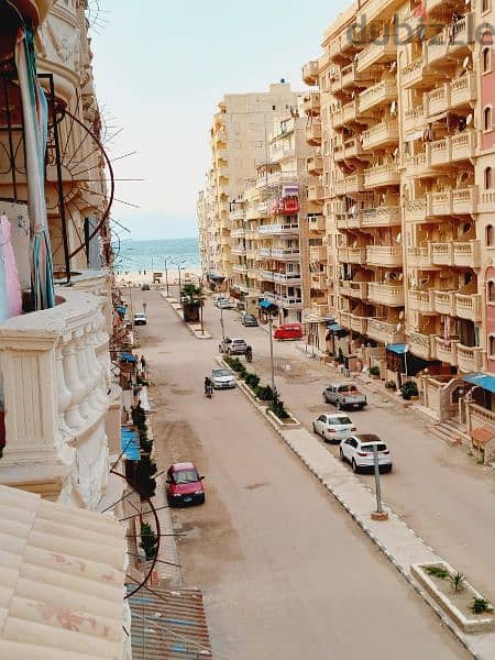 امتلك شقة في الإسكندرية شاطئ النخيل 3نوم شارع رئيسي موقع ممتاز 1
