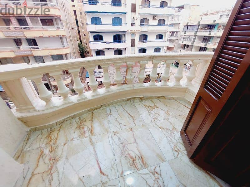 امتلك شقة في الإسكندرية شاطئ النخيل 3نوم شارع رئيسي موقع ممتاز 9
