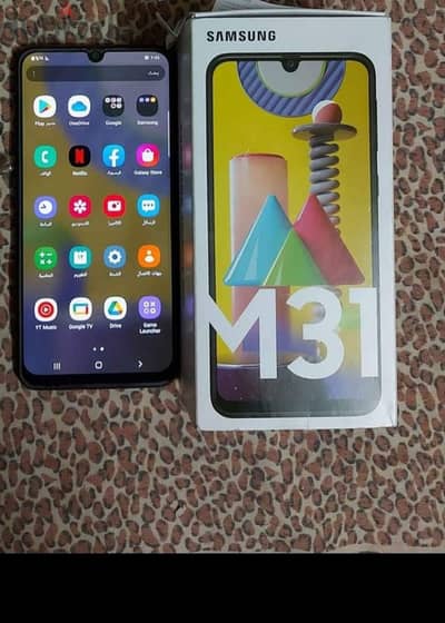سامسونج  جالاكسي  M31  معاه العلبة