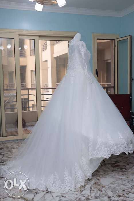 فستان زفاف بالجزمه 7