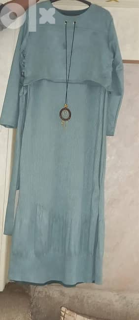 فستان شامواه خامه ممتازه جديد لم يستخدم نهائيا وبأرخص سعر 1