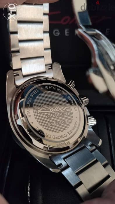 Kolber Geneve chronograph Swiss made watch - big size 2