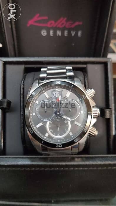 Kolber Geneve chronograph Swiss made watch - big size 5