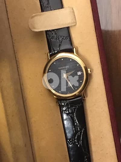 original raymond weil  ladies / ساعه ريموند فيل اصليه ١٨ قيراط دهب