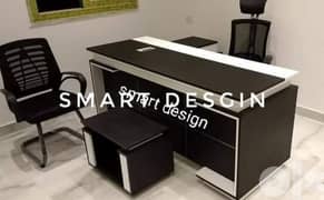 مكتب مودرن خشب mdf اسباني مستورد متوفر بجميع الالوان من smart design 0