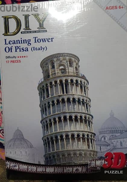 بازل 3d برج بيزا المائل جديد 0