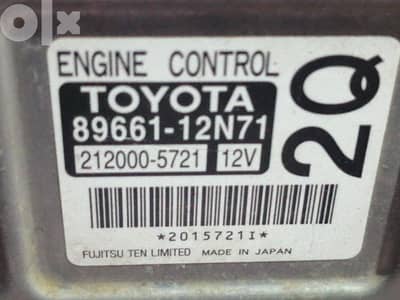 89661-12N71-2Q كنترول محرك كورولا
