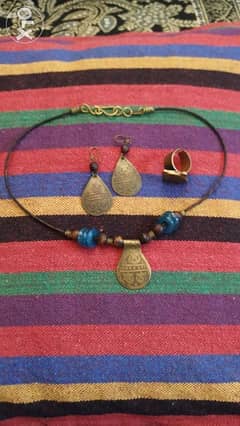 Sami Amin set (necklace, earring and a ring) 0