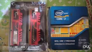 Bundle motherboard ph67a+ core i7-2600k 2x ram ddr3 8g 0