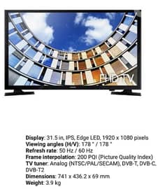 Samsung FHD 32 inch LCD with built in receiver 0