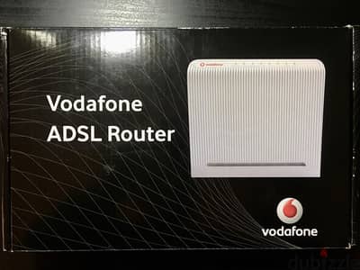 Vodafone ADSL راوتر بحالة الزيرو بالكرتونة وتغليف المصنع