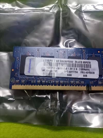 رامات لاب توب جديده 1GB ddr2