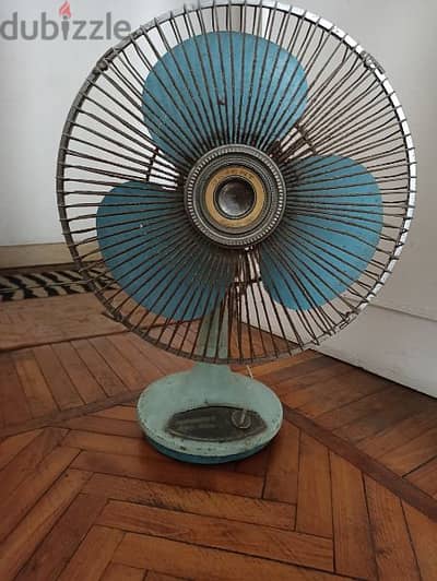 working fan antique Orientمروحة انتيك ثقيله جدا نادره