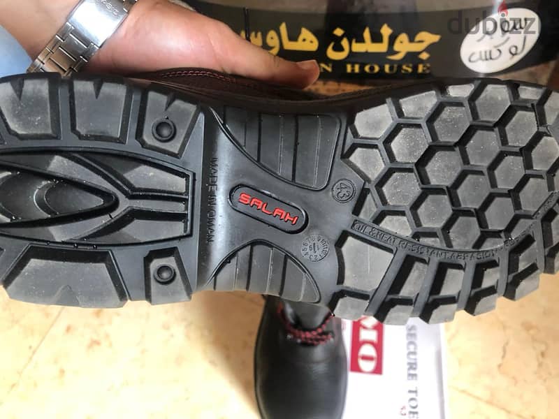 حذاء سيفتى عمانى جلد ممتاز درجة عالية بالكرتونة 2