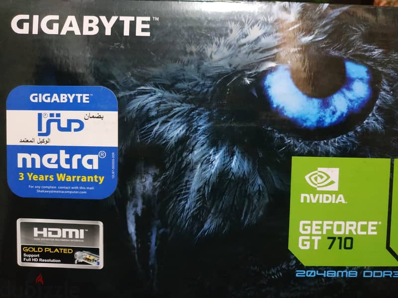 Gigabyte GT 710 2GB - 2048MB DDR3 - NVIDIA Graphics Cards 1