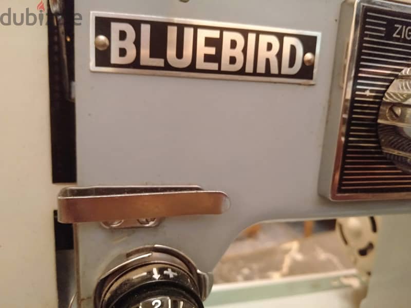 من النوادر ماكينة خياطة BlueBird من السبعينيات ياباني كاملة بالكتالوج 19