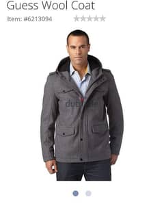 Guess men's outlet wool jacket