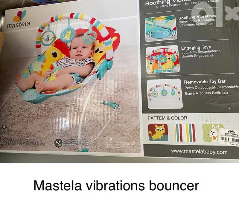 Mastela Vibrations Bouncers 0