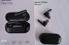 Airpods T10 Black 0