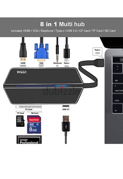 type c Apple macbook hub 8 in 1 2