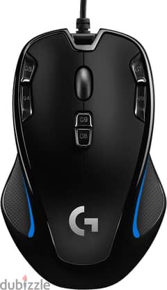 Logitech G300S Wired Gaming Mouse Black لوجيتيك ماوس ألعاب سلكي G300S