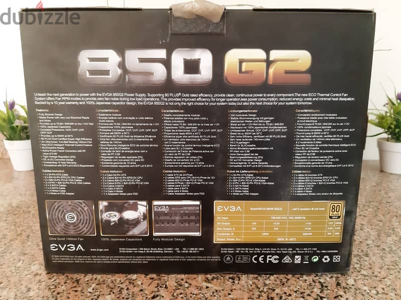 EVGA 850 G2, GQ Power Supply 2