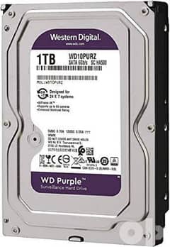 هارد ديسك WD purple 1TB 0