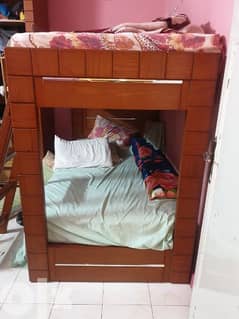 سرير أطفال دورين بالمراتب عرض ١٢٠ سم 0
